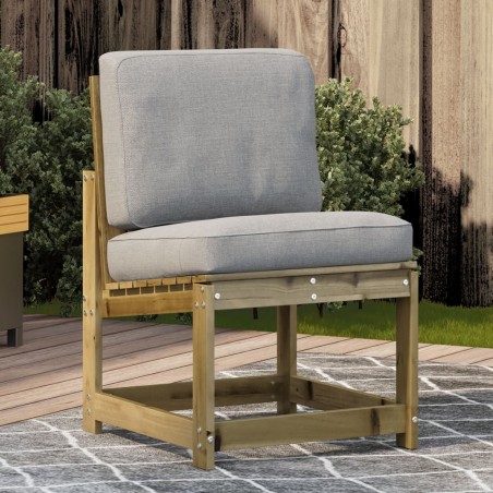 Chaise de jardin 50,5x55x77 cm bois de pin imprégné 