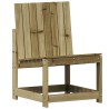 Chaise de jardin 50,5x55x77 cm bois de pin imprégné 