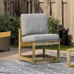 Chaise de jardin 50,5x55x77 cm bois de pin imprégné 