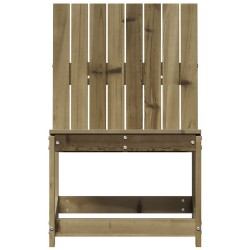 Chaise de jardin 50,5x55x77 cm bois de pin imprégné 