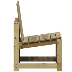 Chaise de jardin 50,5x55x77 cm bois de pin imprégné 