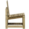 Chaise de jardin 50,5x55x77 cm bois de pin imprégné 