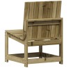 Chaise de jardin 50,5x55x77 cm bois de pin imprégné 