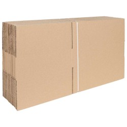 Boîte Pliable 50 pcs 40x30x10 cm Carton 