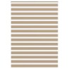 Store zèbre marron sable largeur du tissu 160,9 cm polyester 