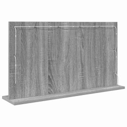Miroir de vanité Gris Sonoma Panneau de particules, Verre 