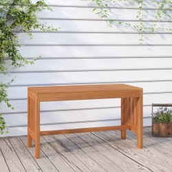 Banc de jardin 80 cm bois massif d'eucalyptus 