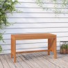 Banc de jardin 80 cm bois massif d'eucalyptus 