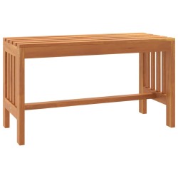 Banc de jardin 80 cm bois massif d'eucalyptus 
