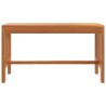 Banc de jardin 80 cm bois massif d'eucalyptus 