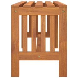 Banc de jardin 80 cm bois massif d'eucalyptus 