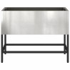 Jardinier surélevé 60x26x45 cm en acier inoxydable 