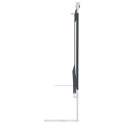 Barrière de sécurité de lit d'enfant Gris foncé 140x25 cm Tissu 