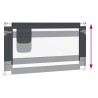 Barrière de sécurité de lit d'enfant Gris foncé 140x25 cm Tissu 