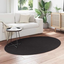 Tapis Noir 120 x 170 cm Polyester 