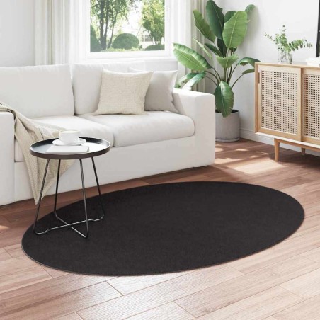 Tapis Noir 120 x 170 cm Polyester 