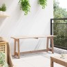 Banc extérieur 119x35x47 cm en bois de pin massif 