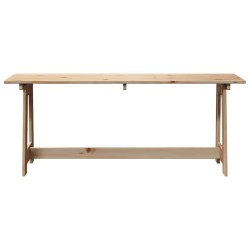 Banc extérieur 119x35x47 cm en bois de pin massif 