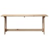 Banc extérieur 119x35x47 cm en bois de pin massif 