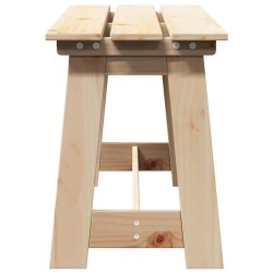 Banc extérieur 119x35x47 cm en bois de pin massif 