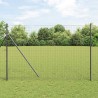 Clôture Euro Grise 1,5x10 m Acier 