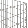 Composteur de jardin 100x100x100 cm en acier galvanisé carré 