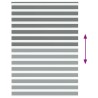 Store zèbre gris foncé largeur du tissu 160,9 cm polyester 