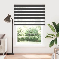 Store zèbre noir 165x230 cm largeur du tissu 160,9 cm polyester 