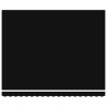 Tissu de Remplacement pour Auvent 4x3.5 m Noir 
