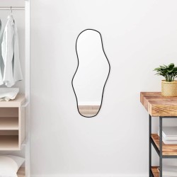 Miroir mural Noir 70x30 cm 