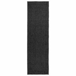 Tapis ZIZUR 80x250 cm aspect de jute intérieur extérieur 