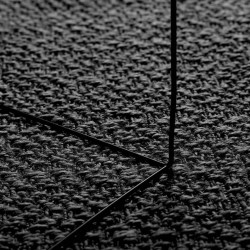 Tapis ZIZUR 80x250 cm aspect de jute intérieur extérieur 