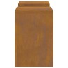 Supports de Plantes Extérieurs Pillar 2 pcs 24x24x35 cm Acier Résistant aux Intempéries 