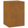 Supports de Plantes Extérieurs Pillar 2 pcs 24x24x35 cm Acier Résistant aux Intempéries 