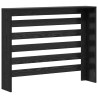 Cache-radiateur Chêne noir 104x20x82 cm Bois d'ingénierie 