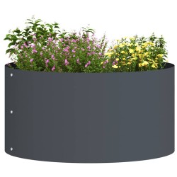 Pot en plastique gris Anthracite Plastique Moyen Empilable 