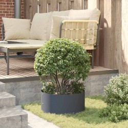 Pot en plastique gris Anthracite Plastique Moyen Empilable 