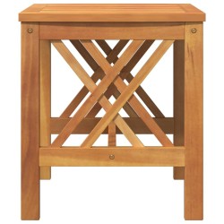 Table d'appoint de jardin Marron 45x45x50 cm en bois d'acacia massif 