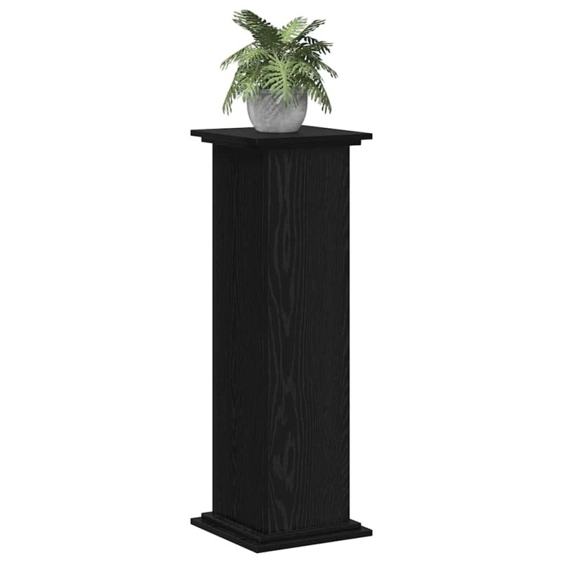 Support de plante en chêne noir, 33 x 33 x 100 cm, en bois reconstitué. Support de plante en chêne noir, 33 x 33 x 100 cm, en bois reconstitué.