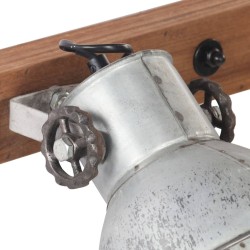 Lampe murale industrielle Argenté 45x25 cm E27 