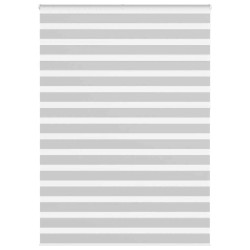 Store zèbre gris clair largeur du tissu 160,9 cm polyester 