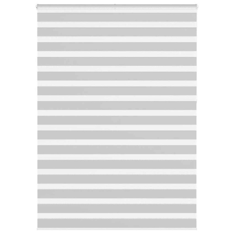 Store zèbre gris clair largeur du tissu 160,9 cm polyester 