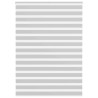 Store zèbre gris clair largeur du tissu 160,9 cm polyester 