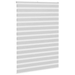 Store zèbre gris clair largeur du tissu 160,9 cm polyester 