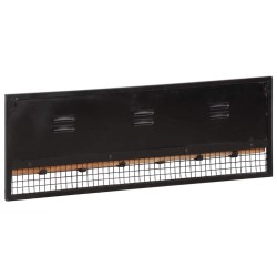 Porte-manteaux mural 90x11x30 cm bois massif de manguier 