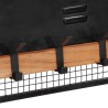 Porte-manteaux mural 90x11x30 cm bois massif de manguier 