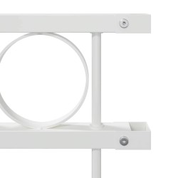 Panneau de clôture en acier blanc 1,7 x 1,2 m 