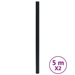 Autocollants auto-adhésifs pour meuble noir mat 90x500 cm PVC 