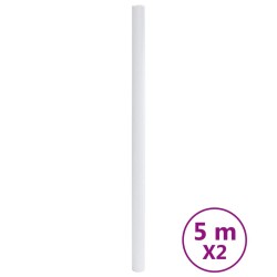 Autocollants auto-adhésifs pour meuble blanc mat 90x500 cm PVC 