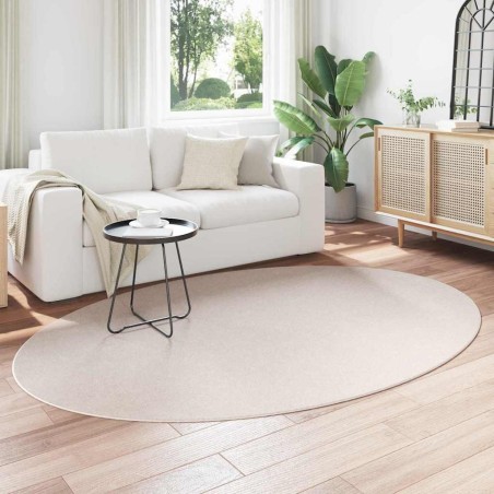 Tapis Couleur sable 160 x 230 cm Polyester 